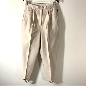 The Limited Vintage stirrup pants champagne NWT